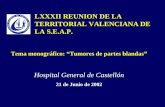 LXXXII REUNION DE LA TERRITORIAL VALENCIANA DE LA S.E.A.P.