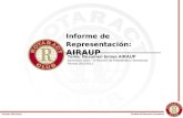 Informe de Representación:  AIRAUP