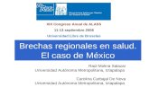 Brechas regionales en salud. El caso de México