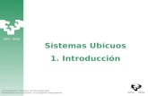 Sistemas Ubicuos 1. Introducción