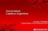Universidad  Cat³lica Argentina