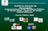 Remuneraciones de los Servidores Públicos de Mando Medio y Superior del Estado Federal Mexicano