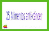 25 Alimentos anti-cáncer
