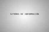 SITEMAS DE INFORMACIÓN