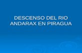 DESCENSO DEL RIO ANDARAX EN PIRAGUA