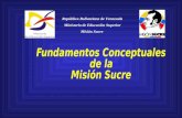 República Bolivariana de Venezuela Ministerio de Educación Superior Misión Sucre