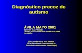 Diagnóstico precoz de autismo