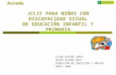 JCLIC PARA NIÑOS CON DISCAPACIDAD VISUAL DE EDUCACIÓN INFANTIL Y PRIMARIA