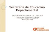 Secretaría de Educación Departamental