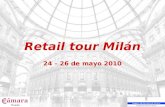 Retail tour Milán