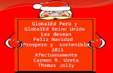 GlobalEd Perú y  GlobalEd Reino Unido  Les desean Feliz Navidad   Prospero y  sostenible