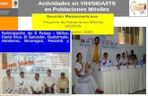 Actividades en VIH/SIDA/ITS en Poblaciones Móviles