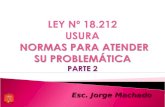LEY Nº 18.212 USURA  NORMAS PARA ATENDER SU PROBLEMÁTICA PARTE 2