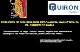 ESTUDIOS DE DIFUSIÓN POR RESONANCIA MAGNÉTICA EN EL CÁNCER DE MAMA
