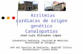 Arritmias cardiacas de origen genético Canalopatías