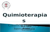 Quimioterapias  Clasificación-Uso en hematología