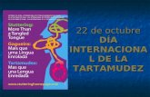 22 de octubre DÍA INTERNACIONAL DE LA TARTAMUDEZ