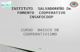 INSTITUTO  SALVADOREÑO DE FOMENTO  COOPERATIVO INSAFOCOOP