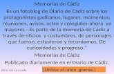 Memorias de Cádiz