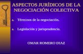 ASPECTOS JURÍDICOS DE LA NEGOCIACIÓN COLECTIVA