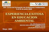 EXPERIENCIA EXITOSA EN EDUCACION AMBIENTAL