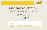 RENDICION DE CUENTAS – TESORERIA  OCTUBRE2009