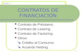 CONTRATOS DE FINANCIACIÓN