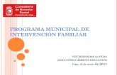 PROGRAMA MUNICIPAL DE INTERVENCIÓN FAMILIAR