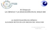 LA INVESTIGACIÓN EN MÉXICO:  ALGUNOS RETOS EN LOS INICIOS DEL SIGLO XXI