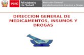 DIRECCION GENERAL DE MEDICAMENTOS, INSUMOS Y DROGAS