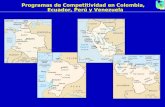 Programas de Competitividad en Colombia, Ecuador, Perú y Venezuela