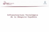 Infraestructura Tecnológica   de la Abogacía Española