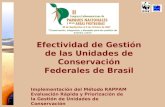 Efectividad de Gestión de las Unidades de Conservación Federales de Brasil
