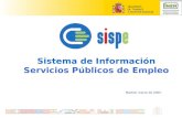 Sistema de Información Servicios Públicos de Empleo