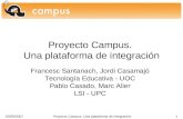 Proyecto Campus.  Una plataforma de integración