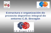 Estructura e organización do proxecto deportivo integral do entorno C.B. Breogán