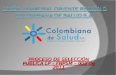 Unión Temporal oriente región 5 colombiana de salud s.a.