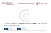 Consejo Superior de  Cámaras de Comercio  de España Fundación  INCYDE