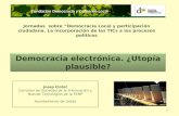 Josep Clotet Comisión de Sociedad de la Información y Nuevas Tecnologías de la  FEMP