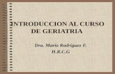INTRODUCCION AL CURSO DE GERIATRIA