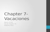 Chapter 7-  Vacaciones