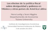 Instituto  de  Investigaciones Económicas  Universidad  Nacional Autónoma  de México