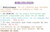 BIBLIOLOGIA .