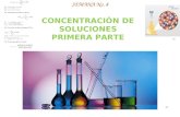 SEMANA No. 8 CONCENTRACIÓN DE SOLUCIONES PRIMERA PARTE