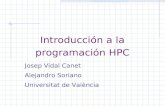 Introducción a la programación HPC