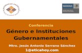 Conferencia Género  e Instituciones Gubernamentales