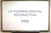 LA PIZARRA DIGITAL INTERACTIVA PDI