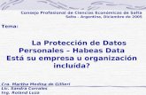 Consejo Profesional de Ciencias Económicas de Salta Salta – Argentina,  Diciembre de 2005 Tema:
