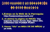Entras en la Web de la Parroquia: sanjosedepumarin.es