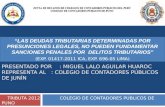 TRIBUTA 2012      COLEGIO DE CONTADORES PÚBLICOS DE PUNO